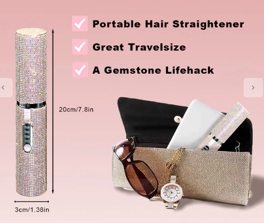 Warmthwares Portable Hair Straightener 💎✨